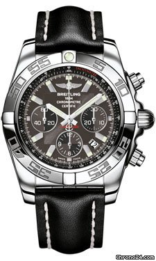 Breitling AB011012/M524-leather-black-tang