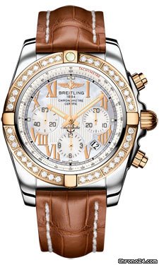 Breitling CB011053/A693-croco-gold-tang