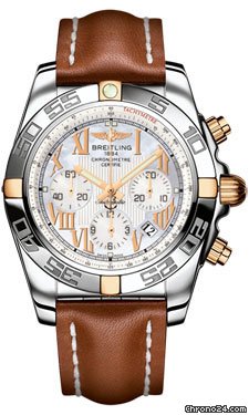 Breitling IB011012/A693-leather-gold-deployant