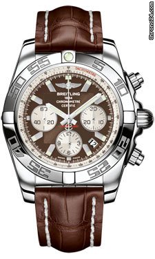 Breitling AB011012/Q575-croco-brown-deployant