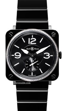 Bell & Ross BR-S Black Ceramic Diamond