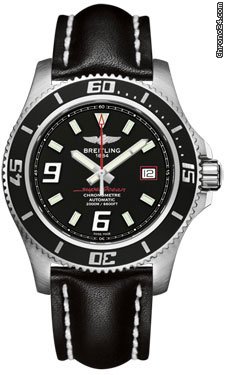 Breitling A1739102/BA76-leather-black-deployant