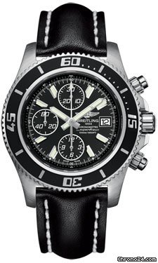 Breitling A1334102/BA84-leather-black-folding
