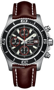 Breitling A1334102/BA81-leather-brown-folding