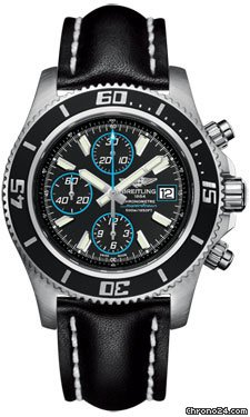 Breitling A1334102/BA83-leather-black-folding