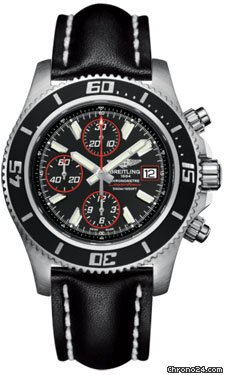 Breitling A1334102/BA81-leather-black-tang