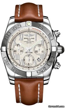 Breitling AB011011/G676-leather-gold-tang