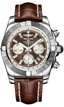 Breitling Chronomat B01 Stainless Steel Satin Bezel Watch