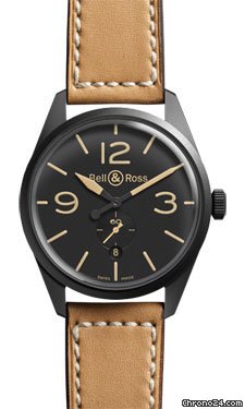 Bell & Ross Vintage BR 123 Heritage PVD Steel Black