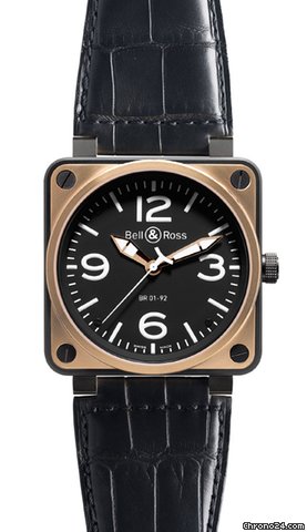 Bell & Ross BR01-92 Pink Gold Carbon