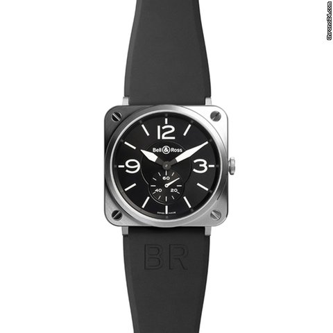 Bell & Ross BR S Quartz Steel NEU incl MWST mit Box+Papieren Watch