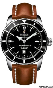 Breitling A1732024/B868-leather-gold-tang