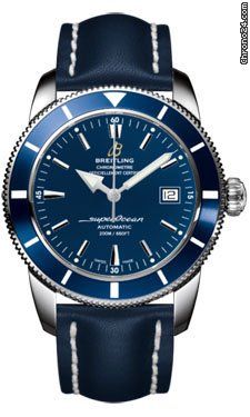 Breitling A1732116/C832-leather-blue-deployant