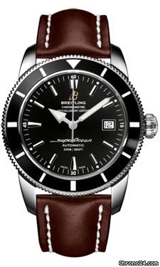 Breitling A1732124/BA61-leather-brown-tang