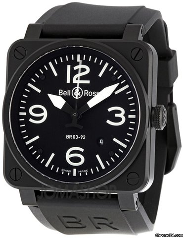 Bell & Ross BR0392-BL-CA