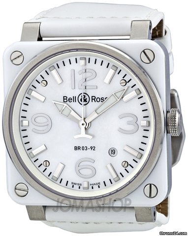 Bell & Ross BR0392-WH-C/SCA