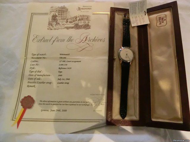 Patek Philippe 3419