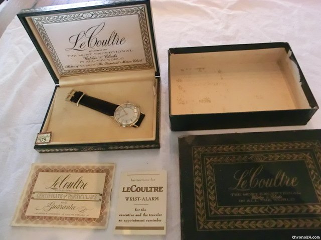 Jaeger LeCoultre Memodate  Memovox 14 k. yellow gold