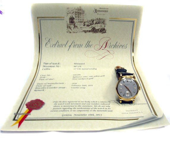 Patek Philippe 1491