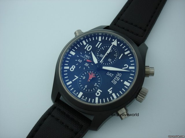 IWC Top Gun Doppelchrono Keramik Watch