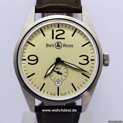Bell & Ross BRV123-BEI-ST/SCA