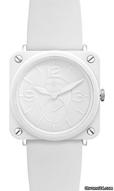 Bell & Ross BR-S White Ceramic Phantom Rubber