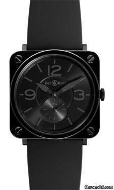 Bell & Ross BR-S Black Ceramic Phantom Rubber
