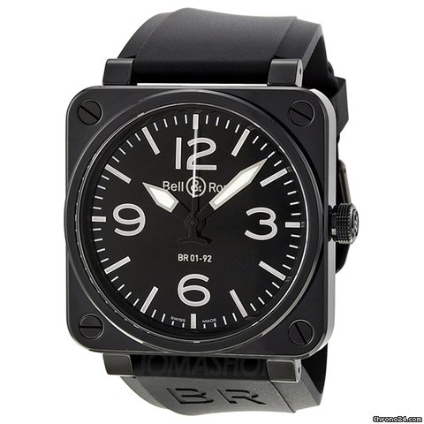 Bell & Ross BR0192-BL-CER/SRB