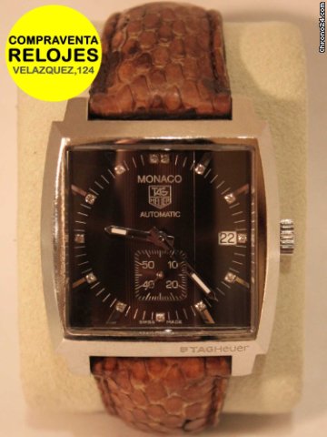 TAG Heuer MONACO con esfera de brillantes Watch