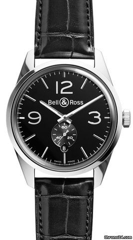 Bell & Ross BRV 123 Officer Black