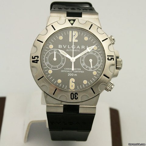 Bulgari Diagono SCB 38 S Pre-owned Watch