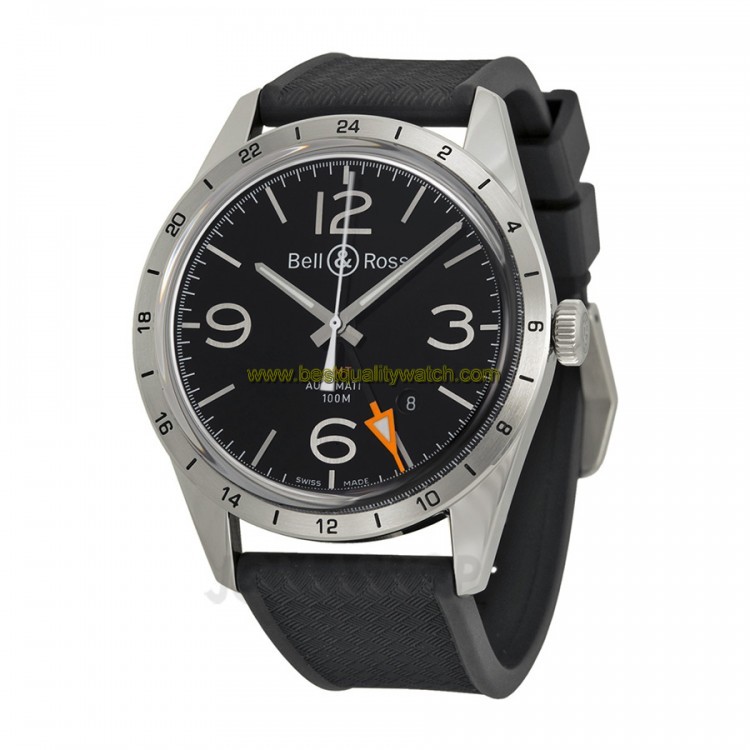 Bell & Ross BRV123-BL-GMT-SRB