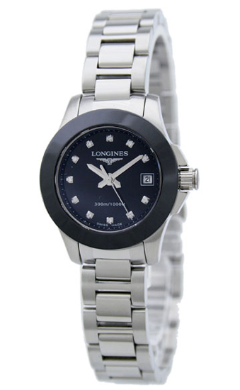 Replica Longines Grande Classique L3.157.4.57.6 Womens Round Stainless Steel Quartz Watch