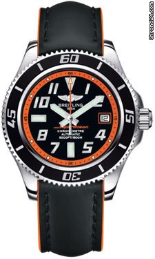 Breitling A17364Y4/BA89-leather-black-orange-tang