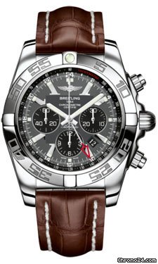 Breitling AB041012/F556-croco-brown-tang
