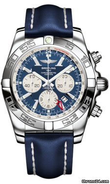 Breitling AB041012/C834-leather-blue-tang