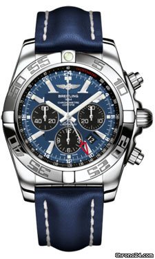 Breitling AB041012/C835-leather-blue-tang