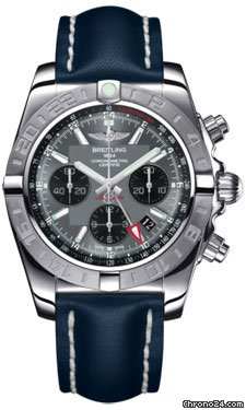 Breitling AB042011/F561-leather-blue-tang