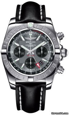 Breitling AB042011/F561-leather-black-tang