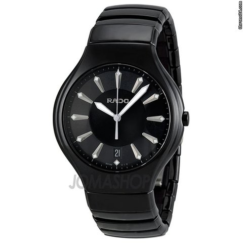 Rado True Black Ceramic Mens Watch R27653152
