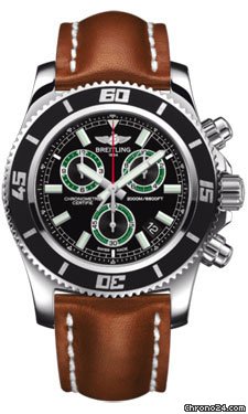 Breitling A73310A8/BB75-leather-gold-tang