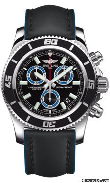 Breitling A73310A8/BB74-superocean-leather-black-and-blue-tang