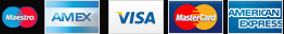 Payment Methods: Maestro, MasterCard & Visa